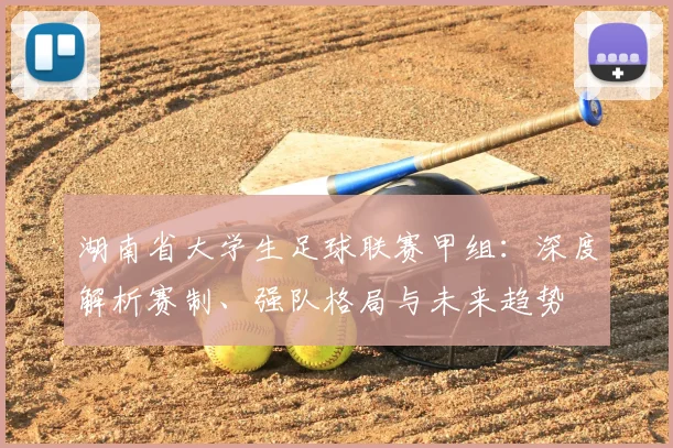湖南省大学生足球联赛甲组:深度解析赛制、强队格局与未来趋势